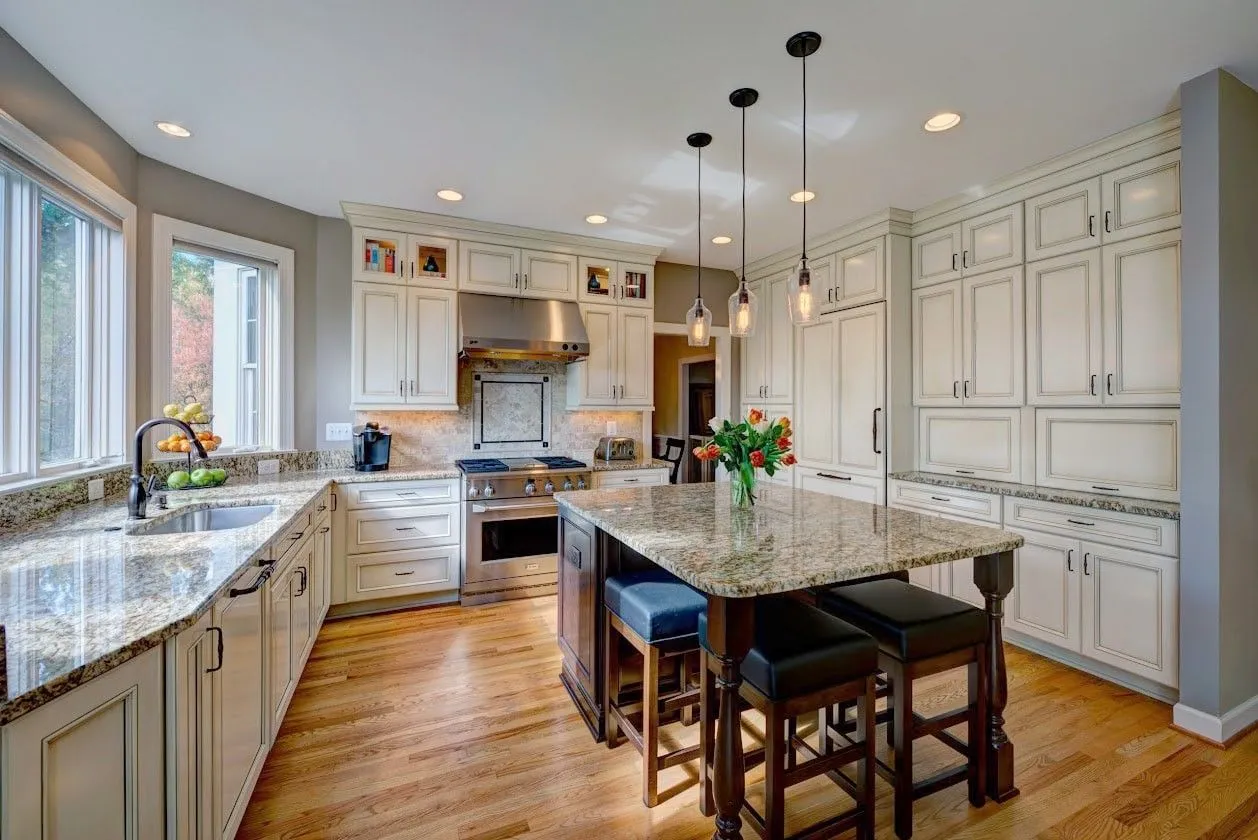 Renovision Design & Build, professional General Contractor Bellevue, providing kitchen remodels with custom cabinetry, countertops, and layouts.