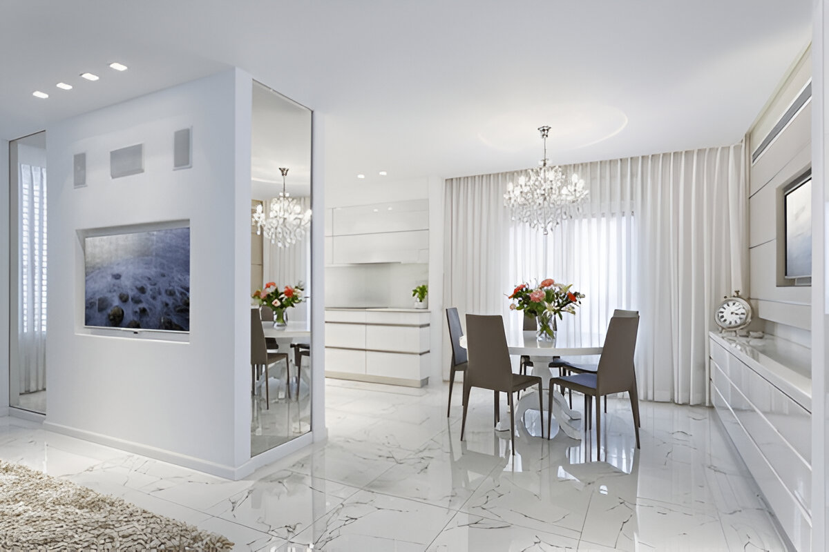 Renovision Design & Build General Contractor overseeing a spacious home addition that blends with the original architecture.