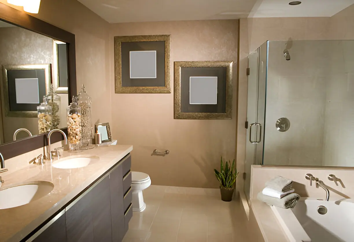 Spa-inspired bathroom remodel completed by expert General Contractor Gig Harbor in a Crescent Creek home.